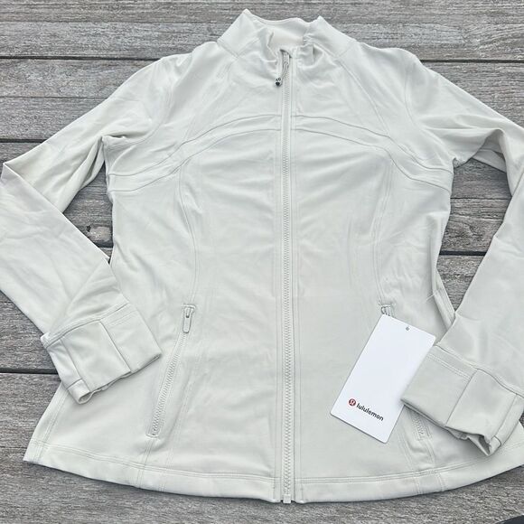 Lululemon ‎ jacket Define  Jacket Nulu Bone size 12 NWT influencer - Picture 1 of 7